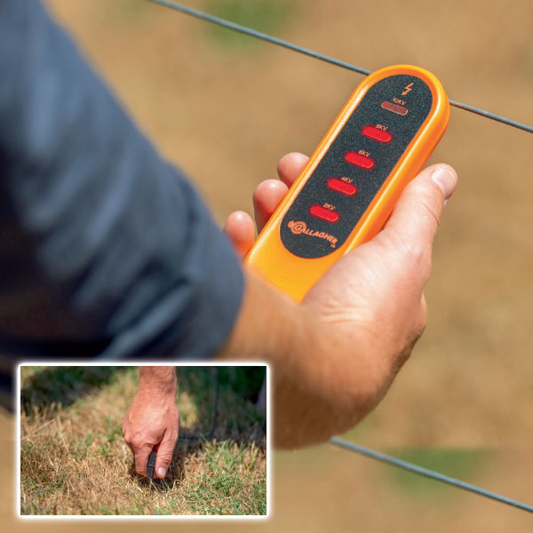 Fence Volt Indicator in use