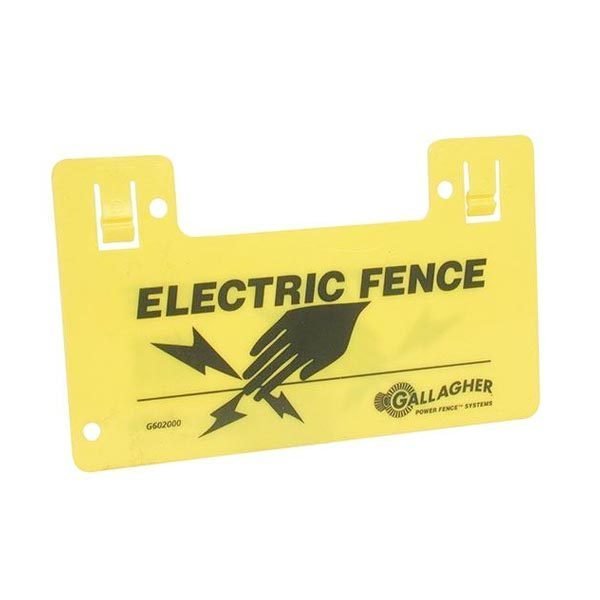 Warning Sign for electric fence